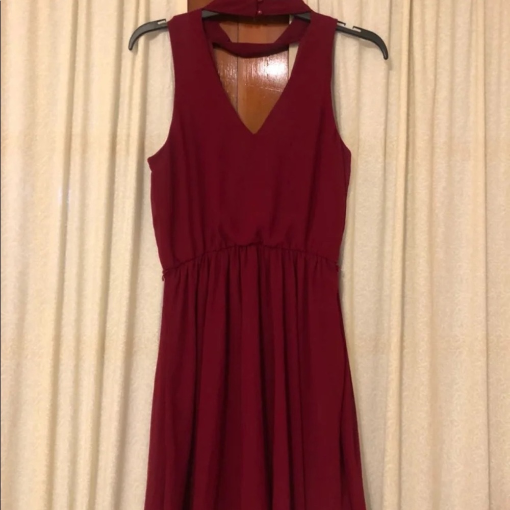 Red dress